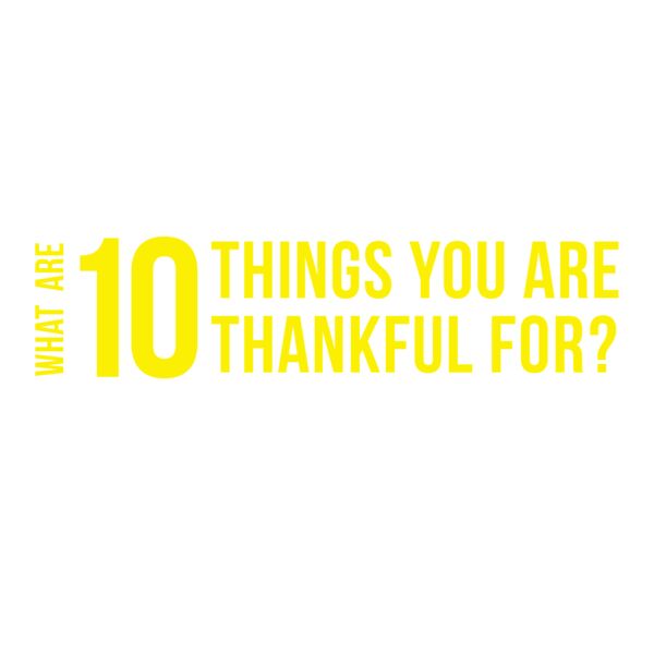 Yellow 10 things to be thankful for Thumbnail